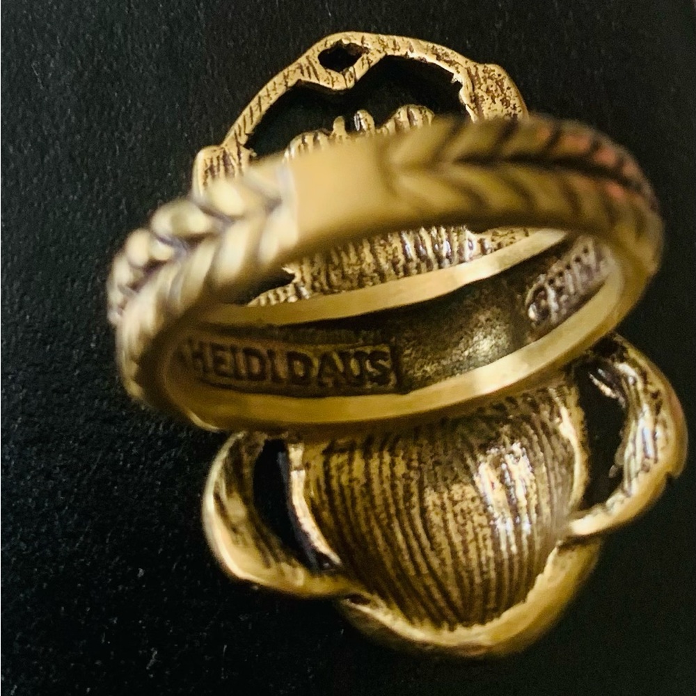 Heidi Daus Multicolor Beetle Ring - Picture 4 of 5